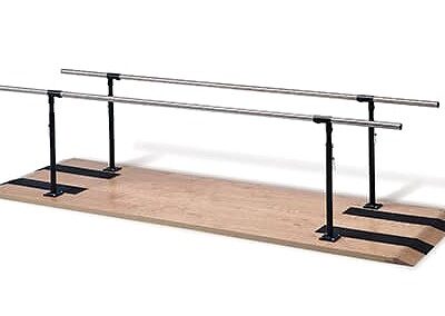 Hausmann 10 ft. Platform Mounted Parallel Bars w/Adjustable Height