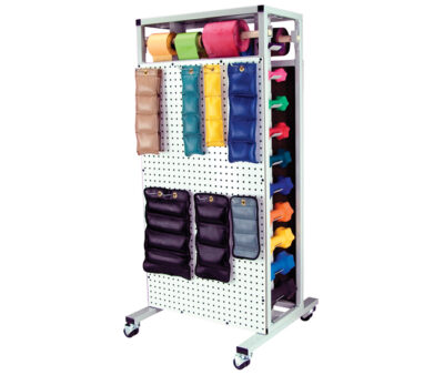 Deluxe Mobile Cuff & Dumbbell Combo Weight Rack, (Weights Sold Separately)