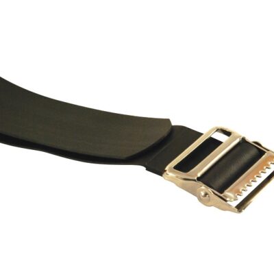 60" Vinyl Coated Gait Belt, Black