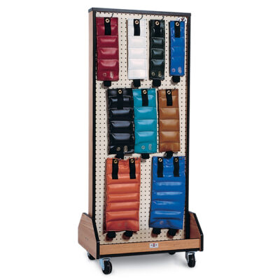 Hausmann #5565 "Combo" Weight / Dumbbell Mobile Rack (Weights Sold Separately)