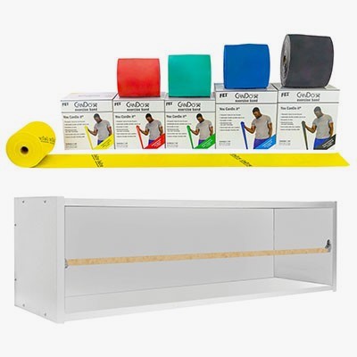 CanDo® Horizontal Exercise Band Rack