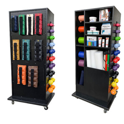 Tru™ All-In-One Mobile Weight/Storage Rack