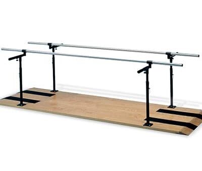 Hausmann #1392 12ft. Adjustable Height & Width Platform Mounted Parallel Bars