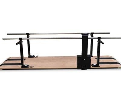 Hausmann #1396 10ft Electric Height Adjustable Parallel Bars, 400lb. Capacity