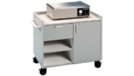 Hausmann Mobile Gray Splinting Cabinet, 42"L X 24"D X 31"H