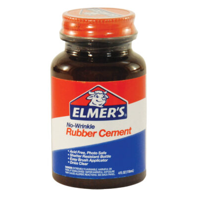 Elmer's® Rubber Cement, 4 oz. Jar