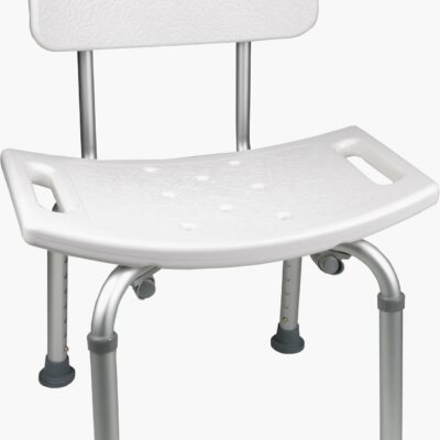 Shower Bath Bench w/Backrest