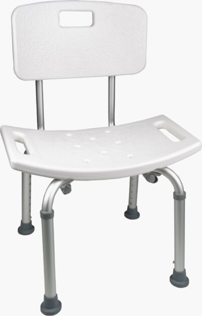 Shower Bath Bench w/Backrest
