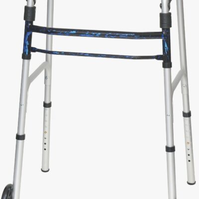 Folding Adjustable Walker w/Wheels, Adult