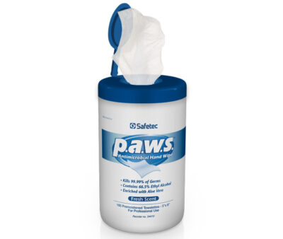 p.a.w.s.® Antimicrobial Hand Towels, Original Fresh Scent, 160/Tub