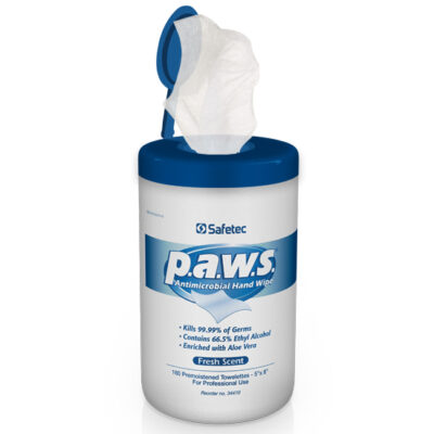 p.a.w.s.® Antimicrobial Hand Towels, Original Fresh Scent, 160/Tub
