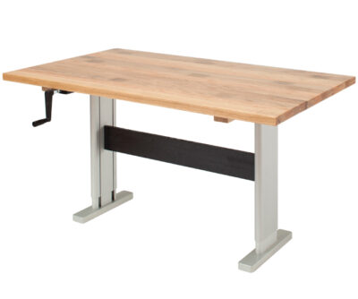 Tru™ Deluxe Hi-Low Butcher Block Work Table