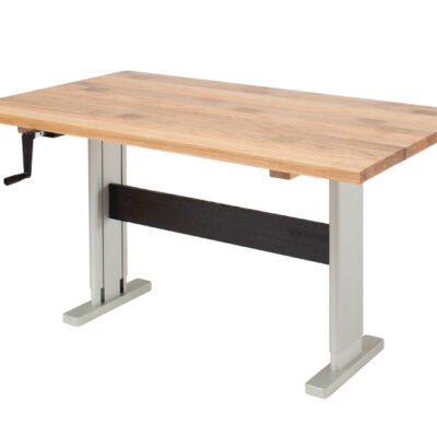 Tru™ Deluxe Hi-Low Butcher Block Work Table